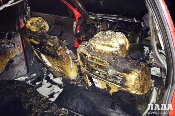 В 2016 году в Актау сгорел 31 автомобиль