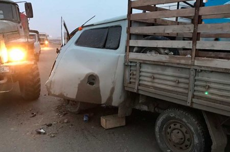 В Актау по дороге на Каламкас произошли две автомобильные аварии