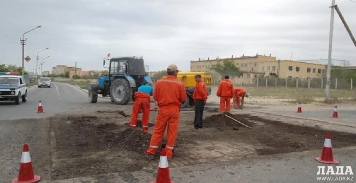 Ремонт дорог в Актау