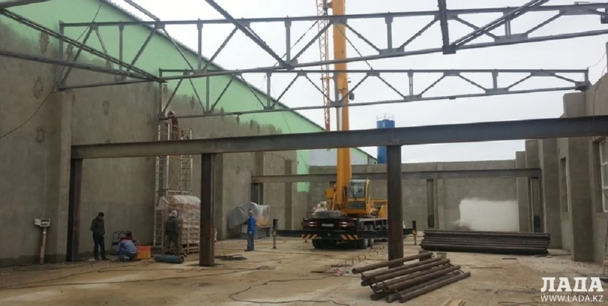 Строительство в СЭЗ «Морпорт Актау»
