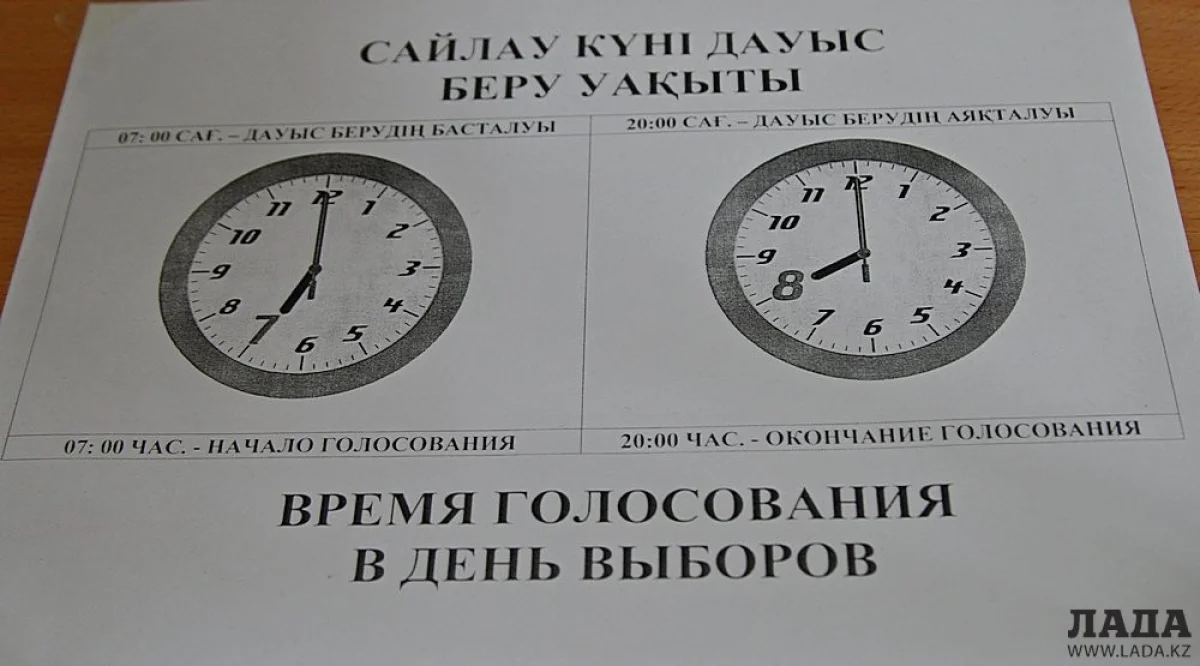 время выборов