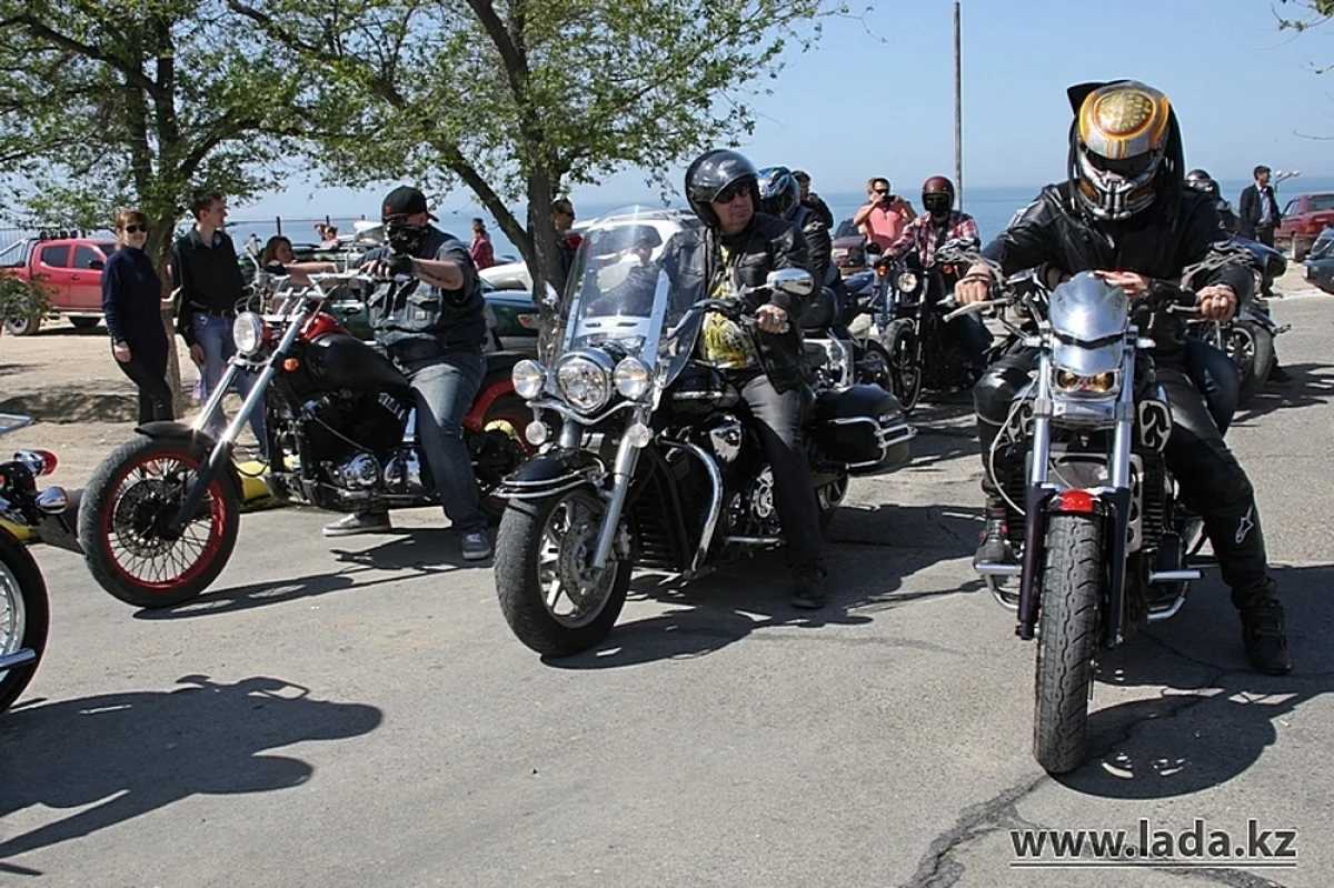 Открытие мотосезона в Актау. 2014 год. Фото из архива «Лады»