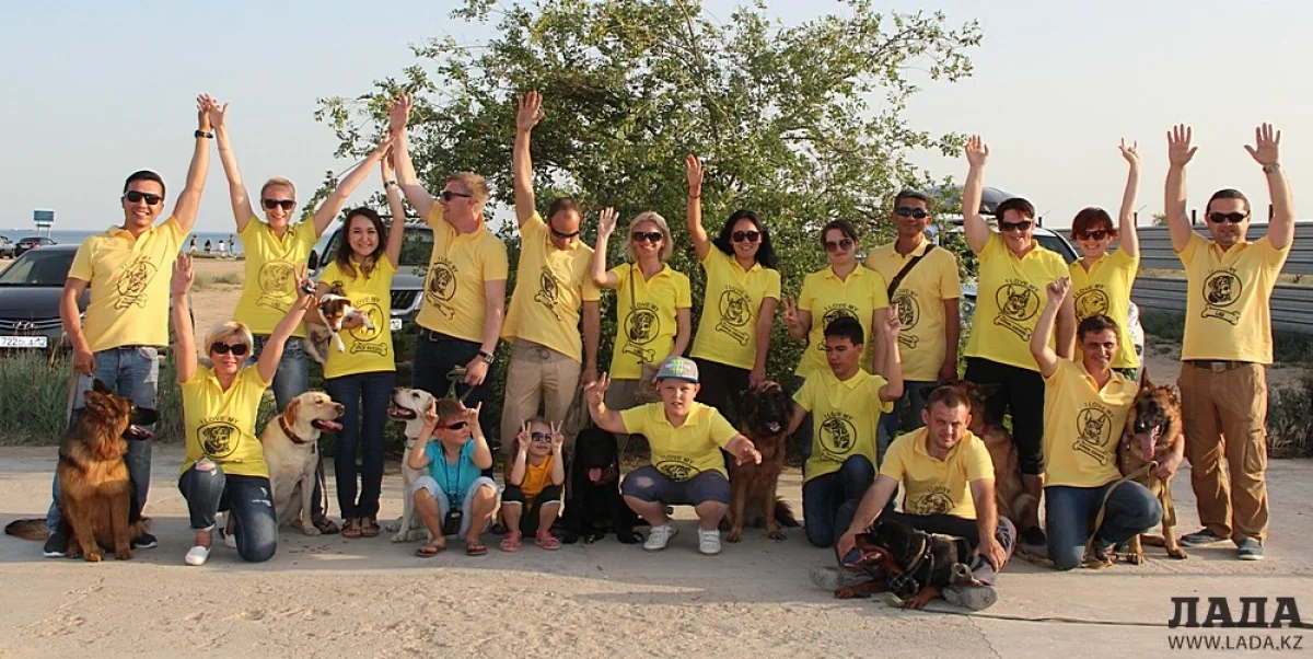 Команда актауских любителей четвероногих. Фото автора