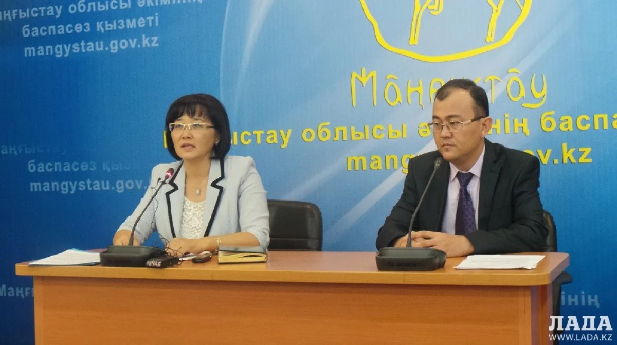 Зейнеп Тастемирова на брифинге филиала службы центральных коммуникаций при президенте РК