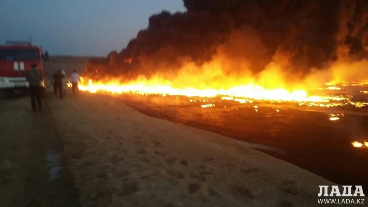 Пожар в Жанаозене