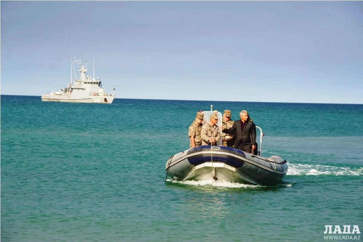 Тасмагамбетов на месте трагедии