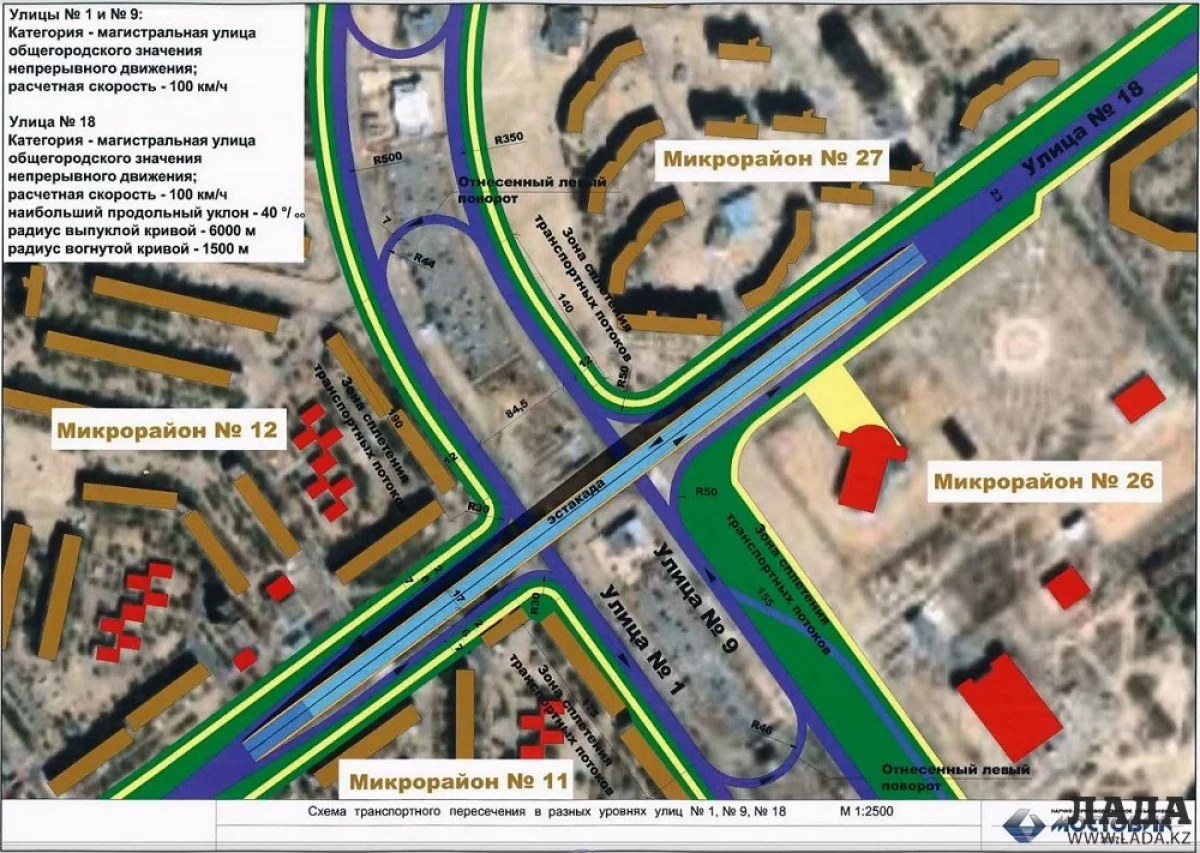 Проект одной из предлагаемых развилок