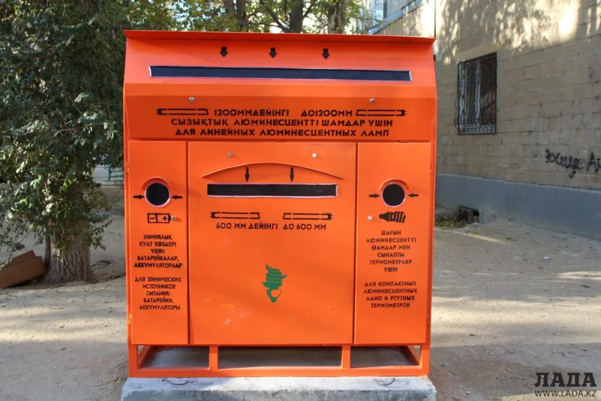 Установленный контейнер. Фото автора