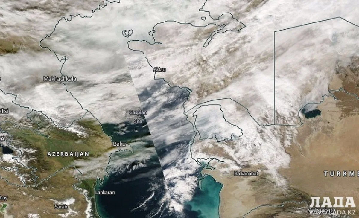 Фото со спутника NASA  6 ноября