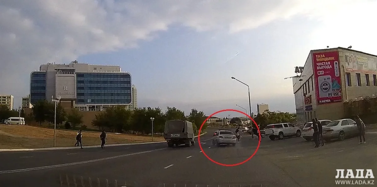 Момент аварии