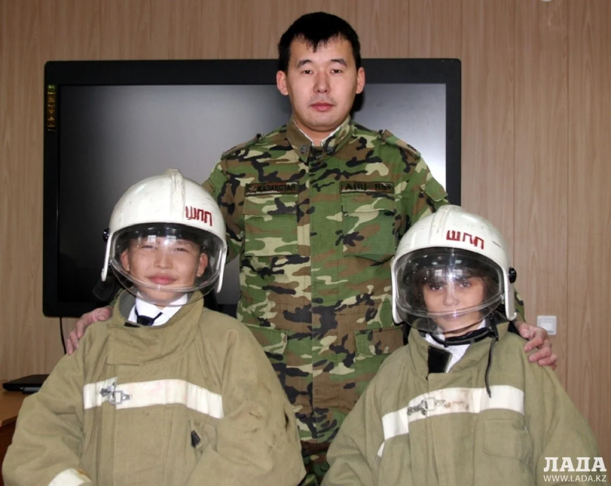 В гостях у пожарных. Фото Рукии Сычевой