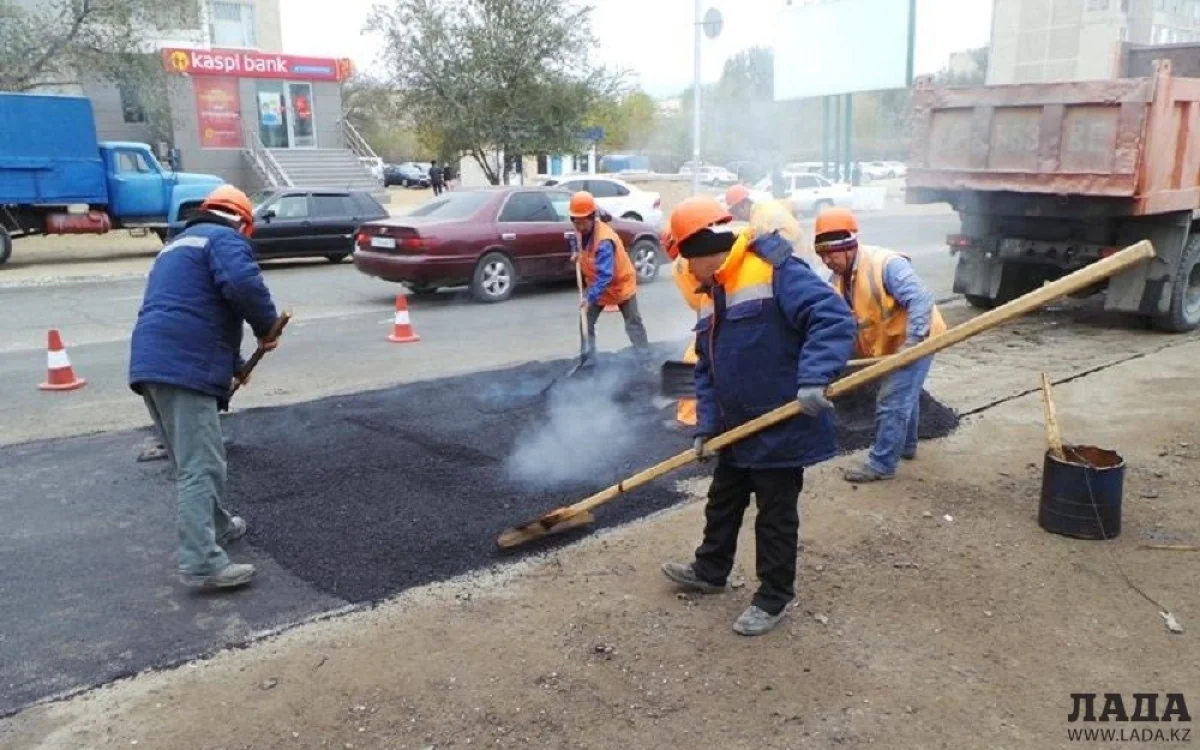 Ремонт дорог в Актау