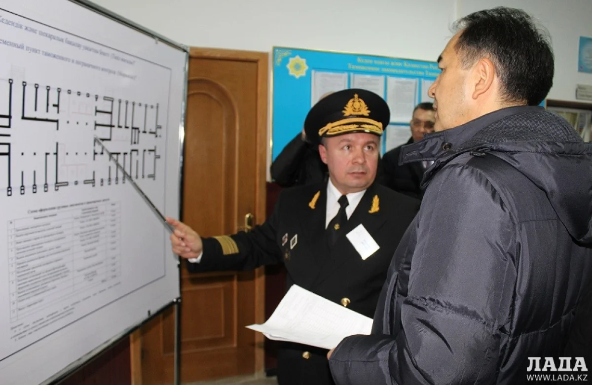 Михаил Ялбачев на встрече с Бакытжаном Сагинтаевым