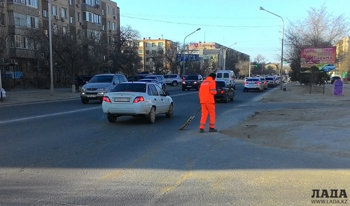 Очитска городских дорог. Фото автора