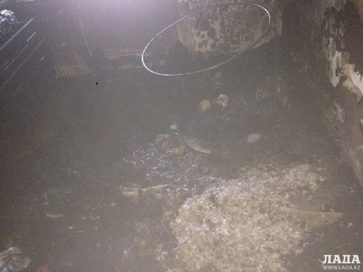 Детская комната, где случился пожар. Фото автора