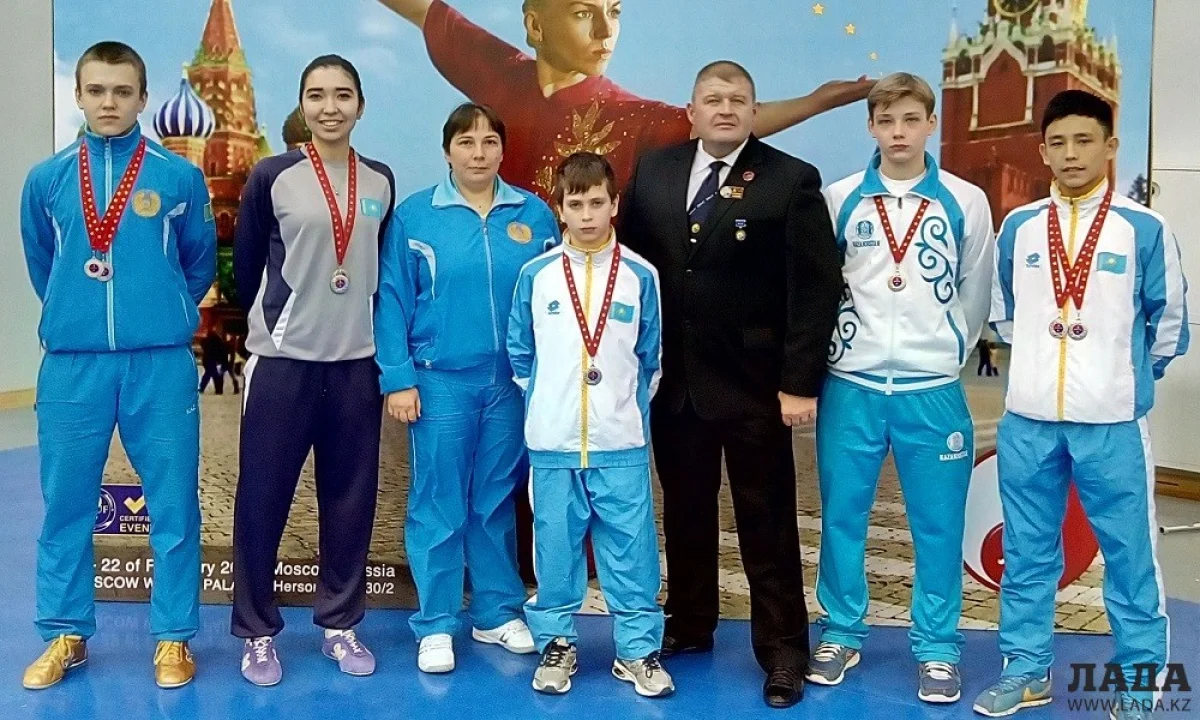 Актауская команда. Фото предоставили в школе &quot;Синь-Хо-Мэнь&quot;