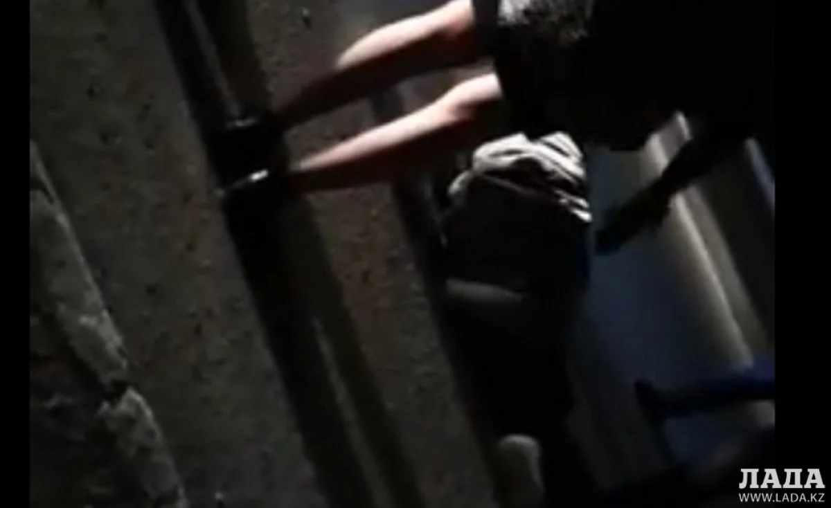 Место ДТП. Кадр видео