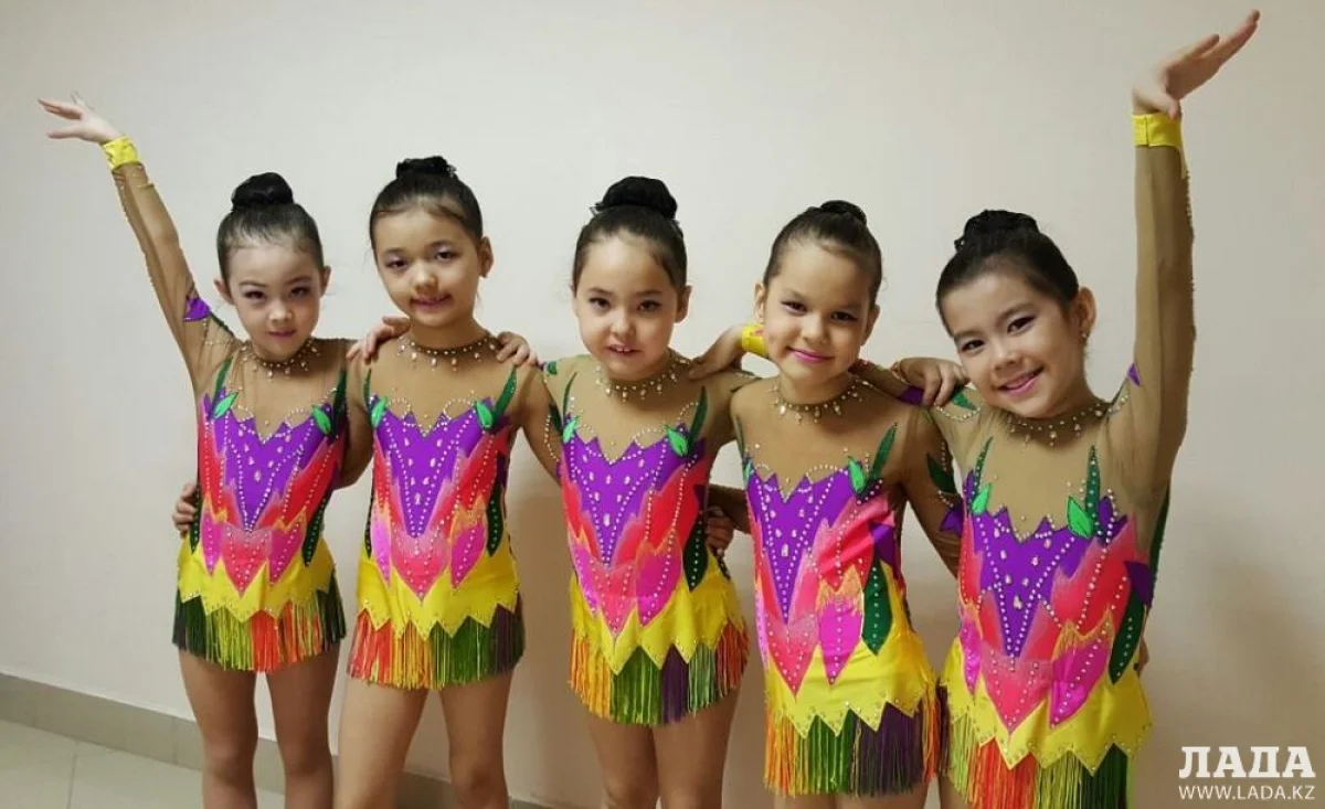 Гимнастки из Актау. Фото предоставила Ольга Минченко