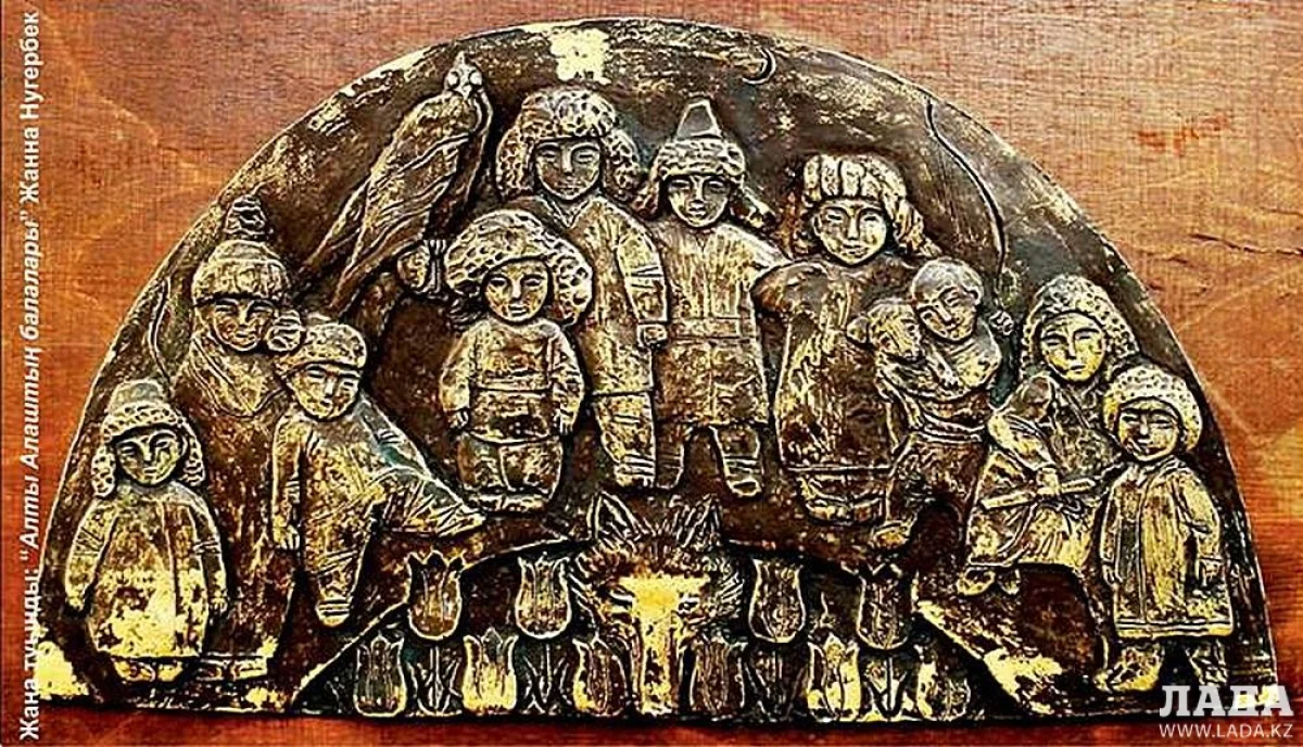 Произведение Жанны Нугербек. Фото организаторов выставки