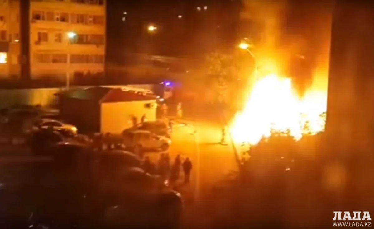 Кадр из видео, присланного в редакцию нашим пользователем