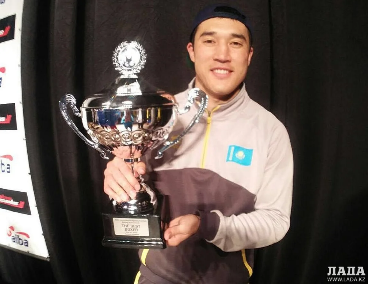 Адильбек Ниязымбетов. Фото предоставлено пресс-службой Федерации бокса Мангистауской области