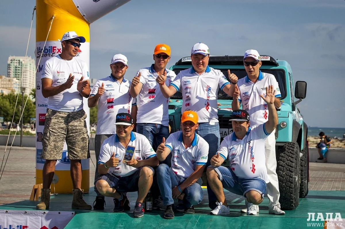 Финиш ралли на набережной Актау. Фото предоставлено организаторами