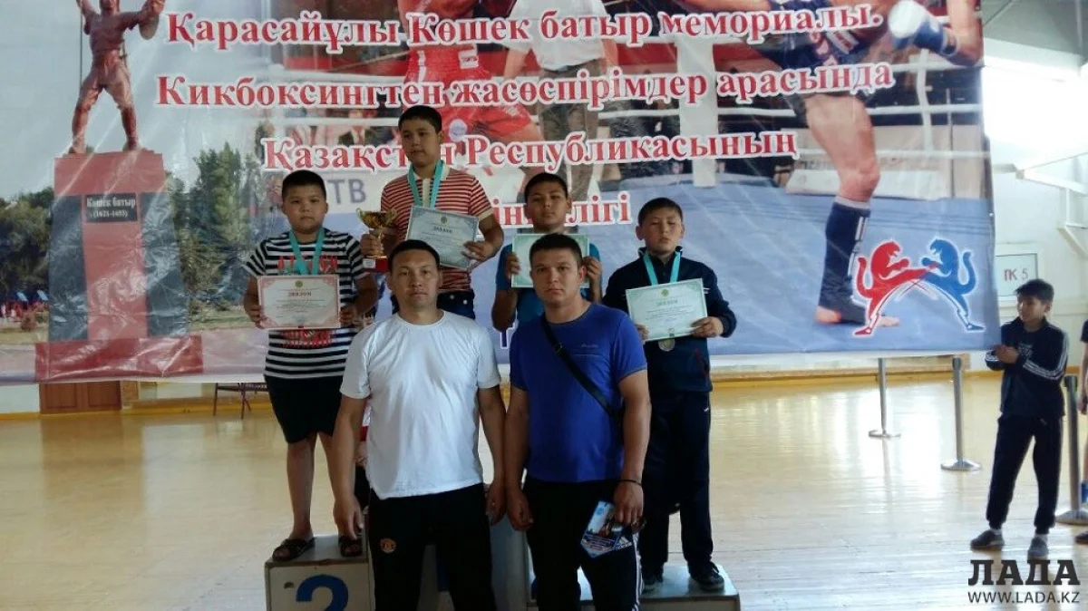 Актауские спортсмены и тренеры. Фото предоставлено участниками соревнований