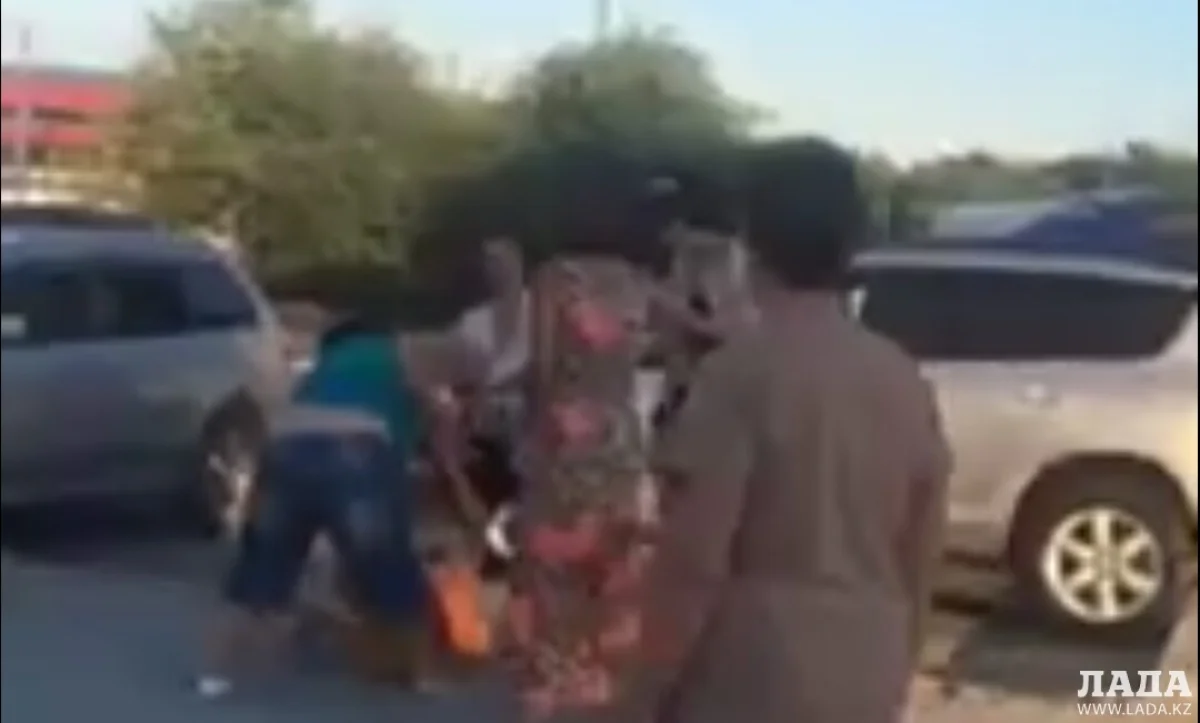 Драка на набережной Актау