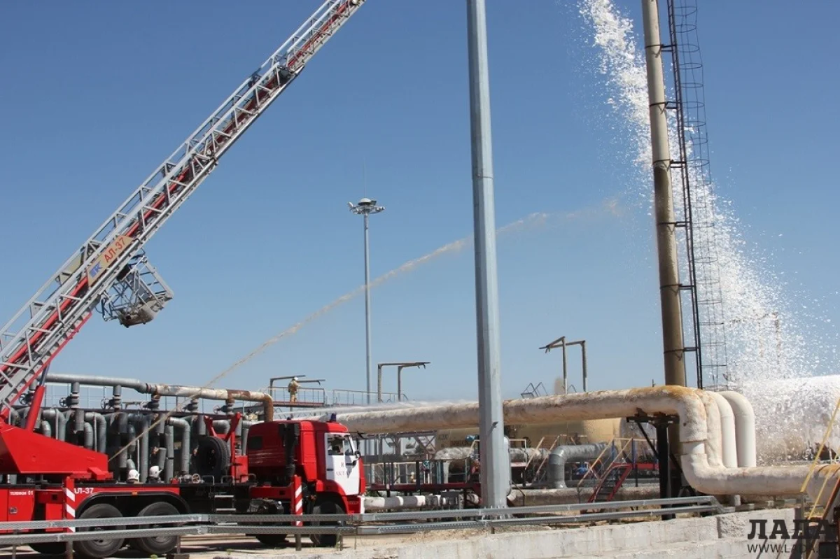 Учения на нефтеперекачивающей станции. Фото Рукии Сычевой