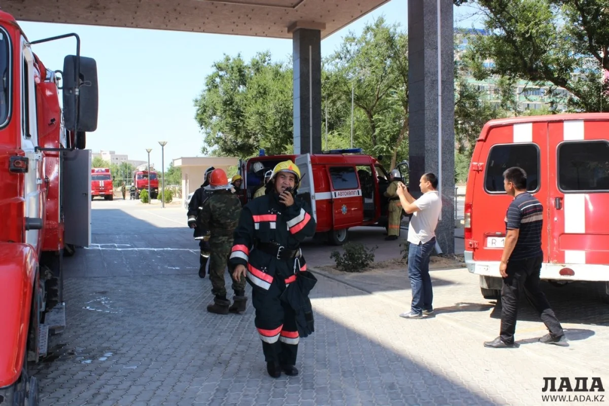 Условное возгорание в гостинице