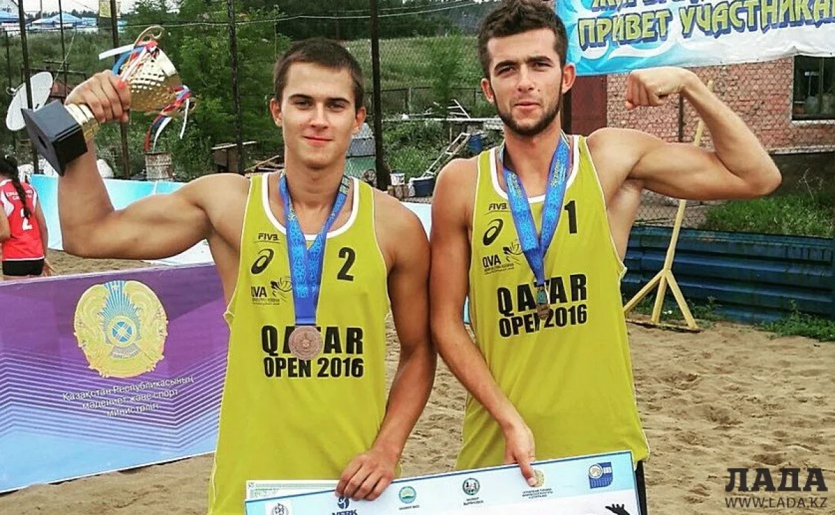 Бронзовые медали завоевали Артем Петросянц и Павел Алейник («Каспий-2»). Фото предоставил Павел Александров