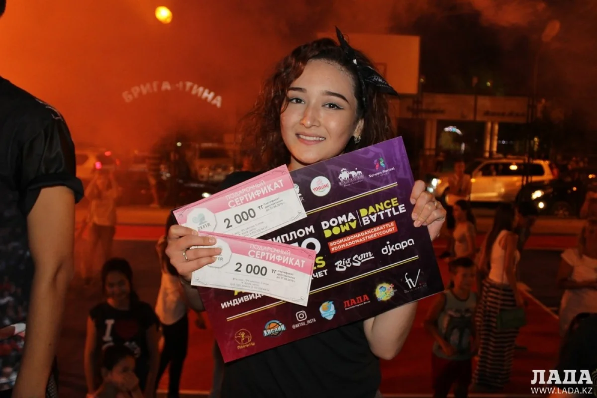 Абсолютным чемпион «Dance battle» Айгерим Махуова. Фото автора