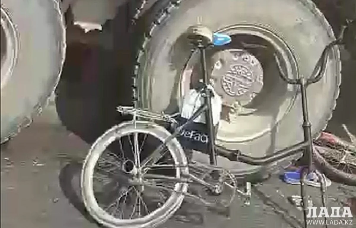 Фото с места происшествия. Фото очевидца