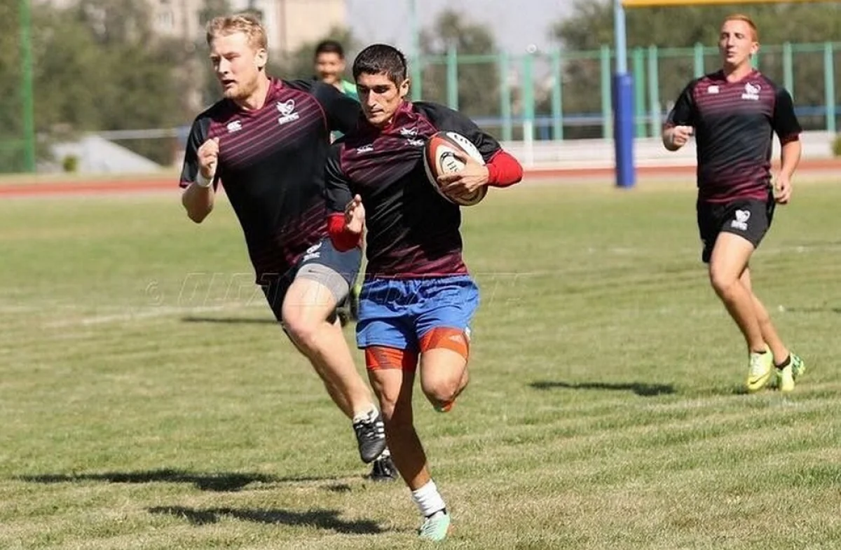 Игроки команды «BRC Каспий». Фото предоставил  Николай Белкин