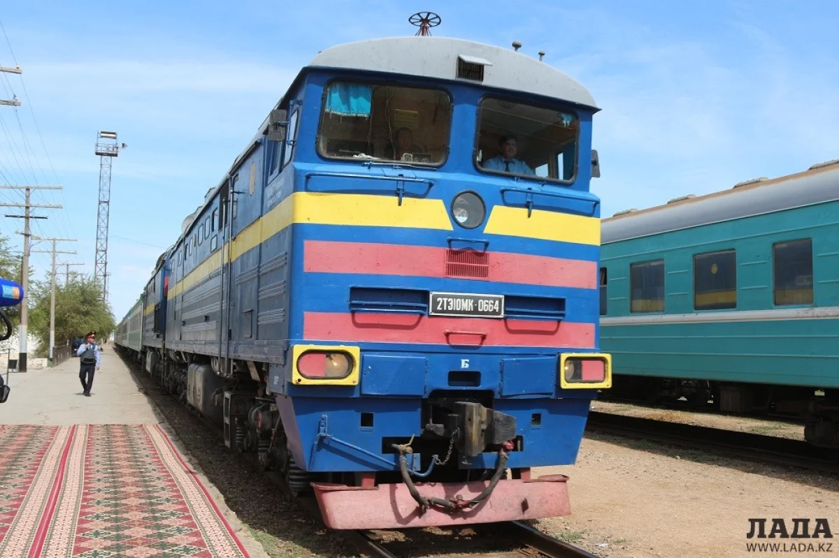 Туристический поезд прибыл в Мангистау