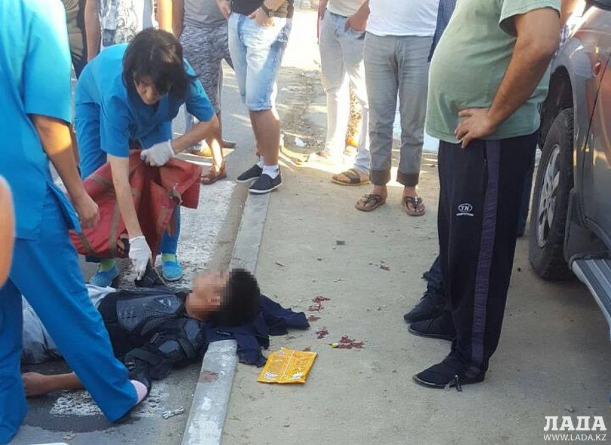 Пострадавший мотоциклист