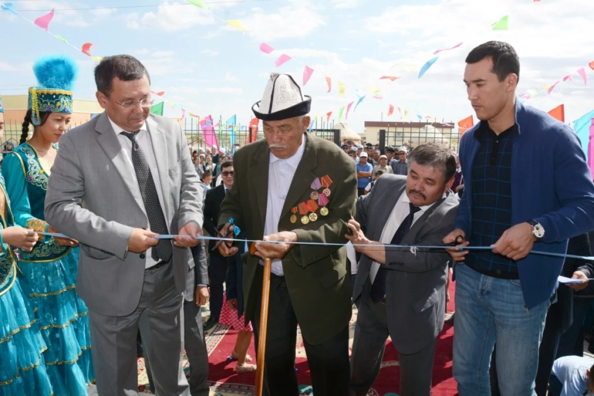 Церемония открытия комплекса. Фото предоставлено пресс-службой акимата области