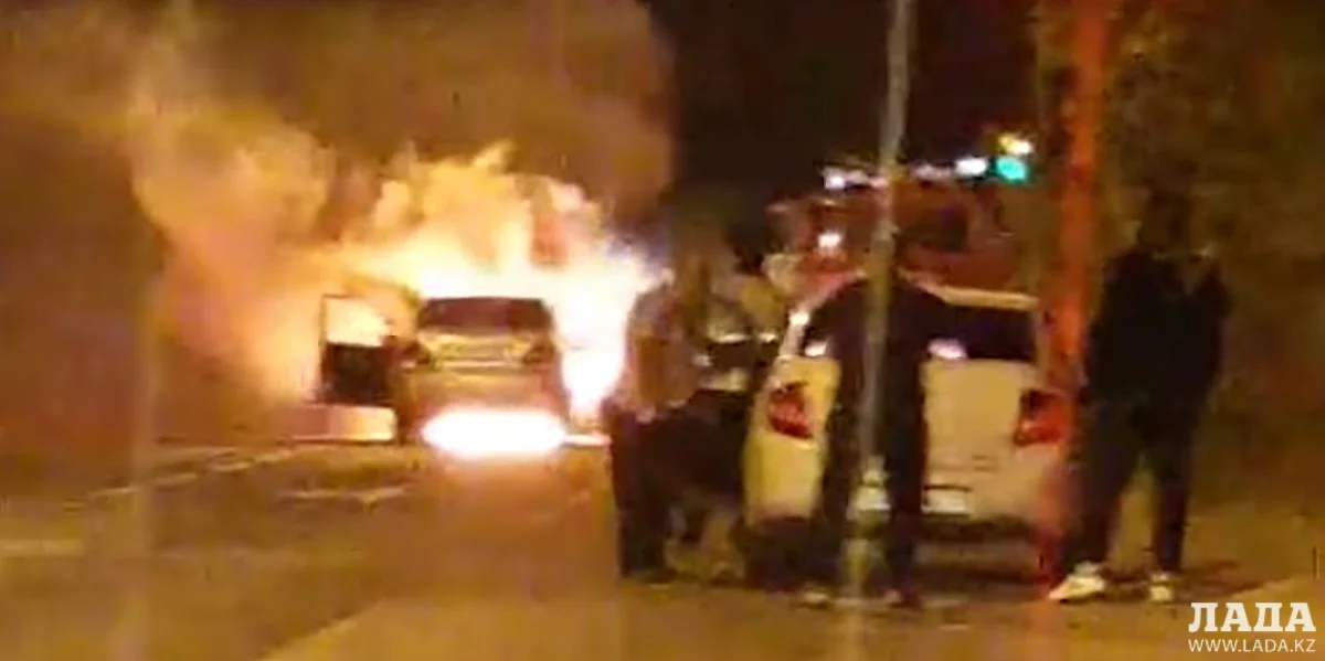 Скриншот видео с места происшествия