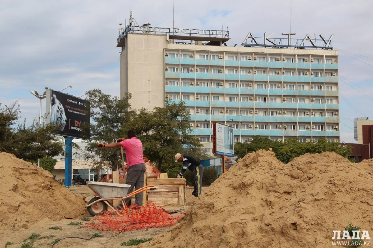 Территория, где установят аттракцион. Фото Рашида Исмагилова