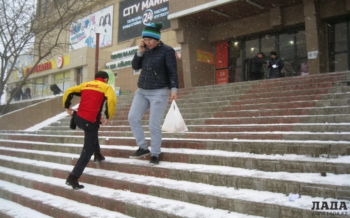 Лестница в ТЦ «Астана». Фото Ольги Ярославской