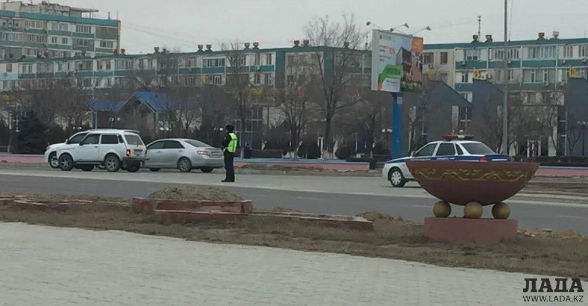Сотрудник дорожной полиции. Фото пользователя lada.kz