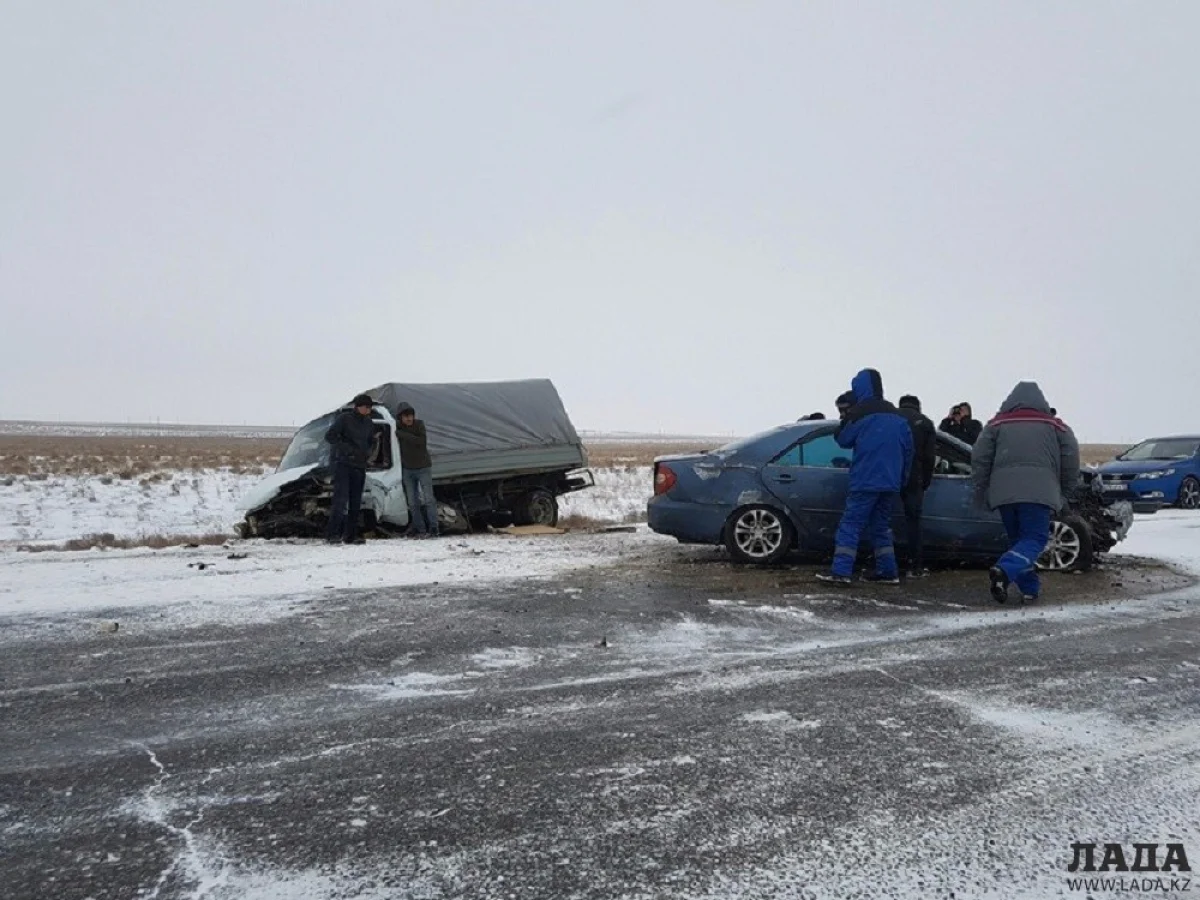 Место ДТП. Фото очевидца