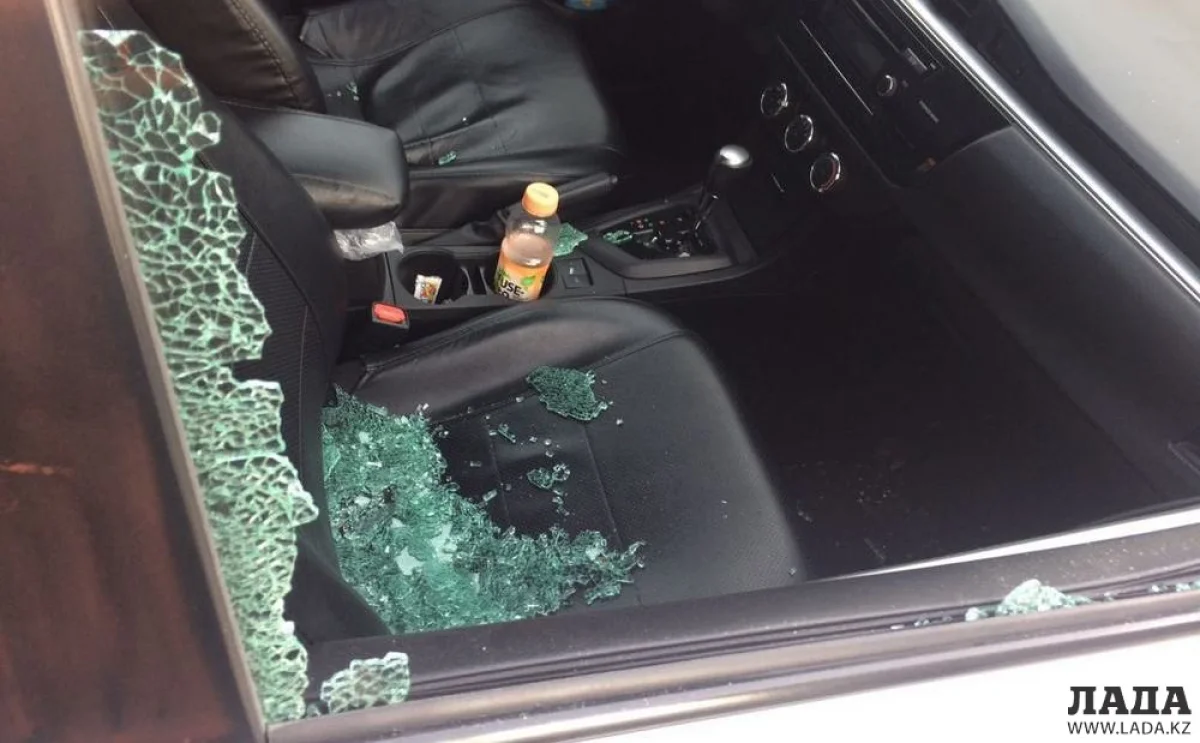 Пострадавшая Toyota Corolla