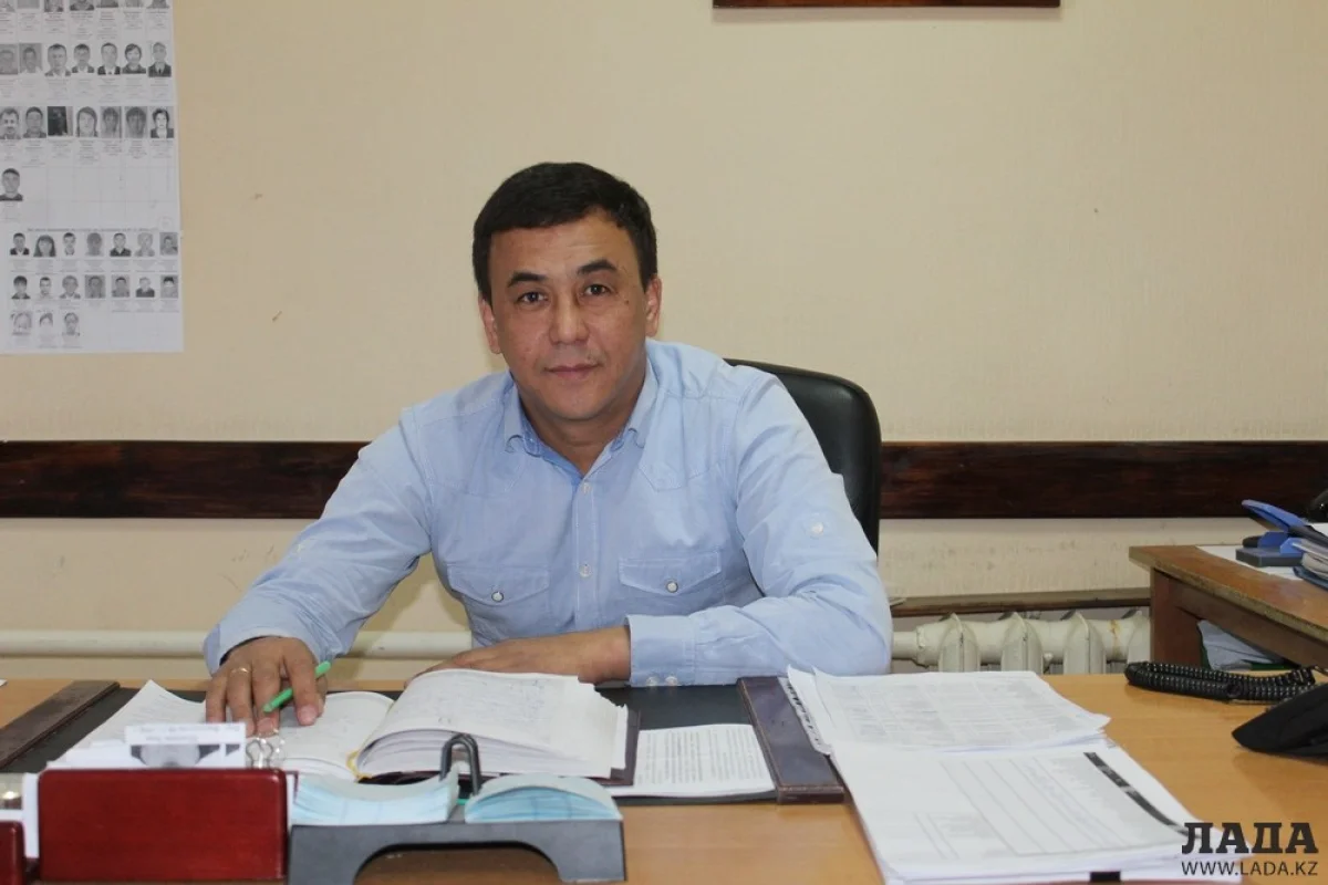 Сымбат Саудабаев. Начальник отдела криминальной полиции УВД Актау. Фото автора