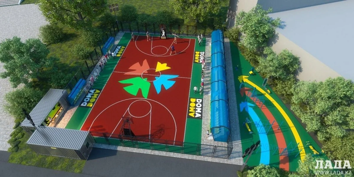 Проект новой площадки в Актау