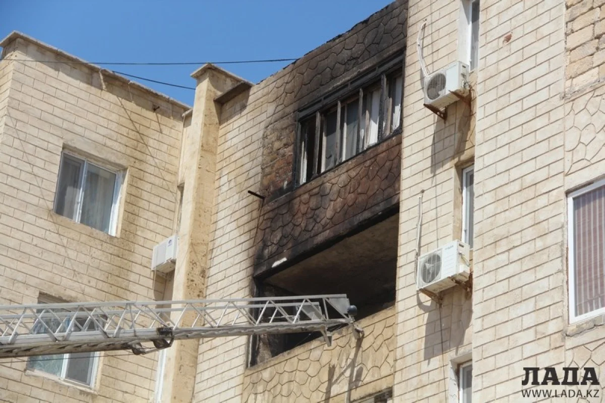 Пожар в 9 доме 15 микрорайона. Фото автора