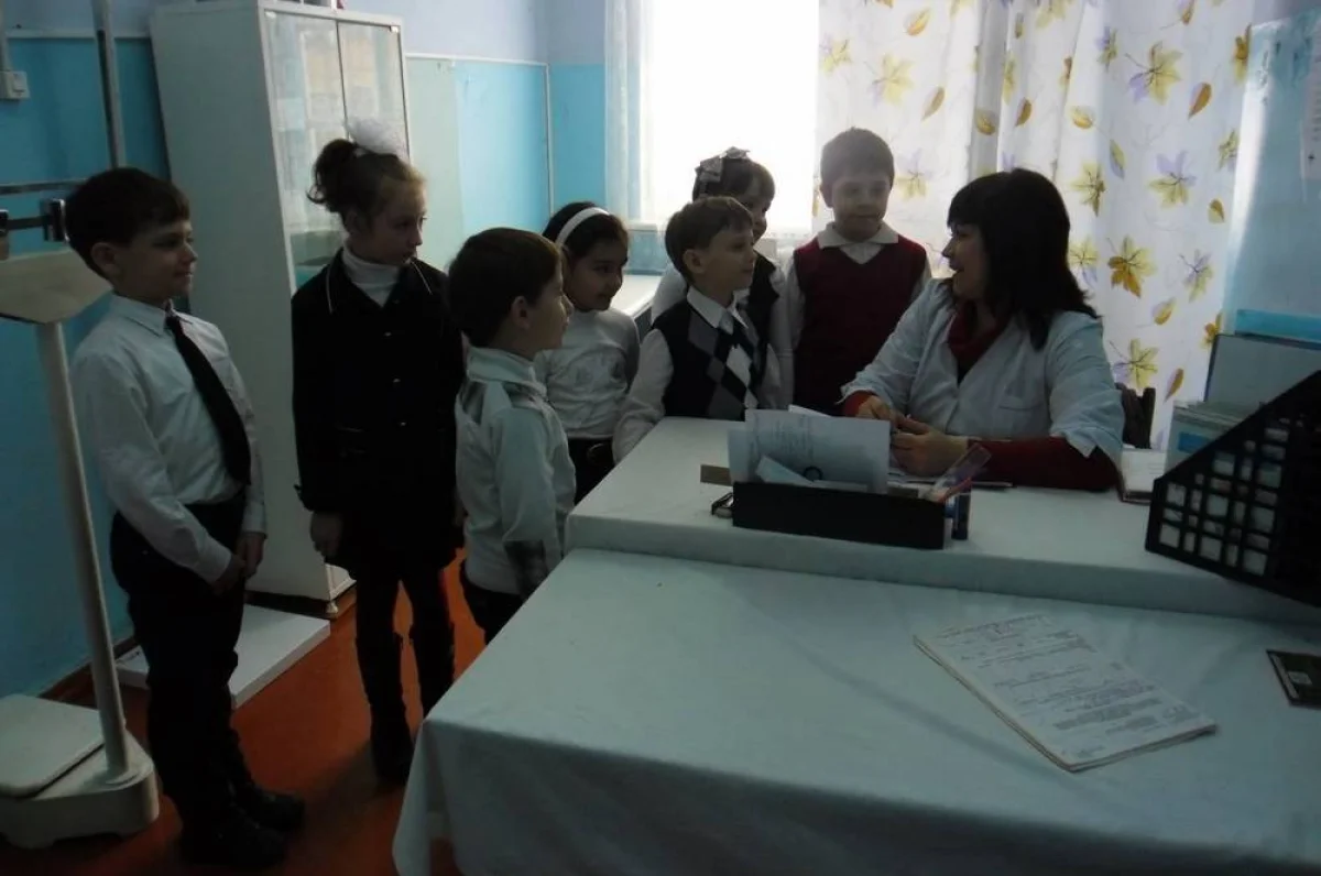 Работа школьных медпунктов. Фото из сети интернет