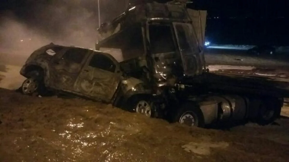 На месте происшествия. Фото очевидцев