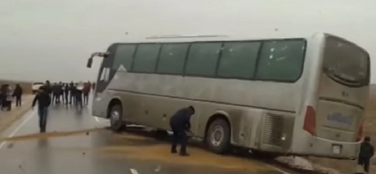 ДТП на трассе Актау-Каламкас. Фото очевидцев