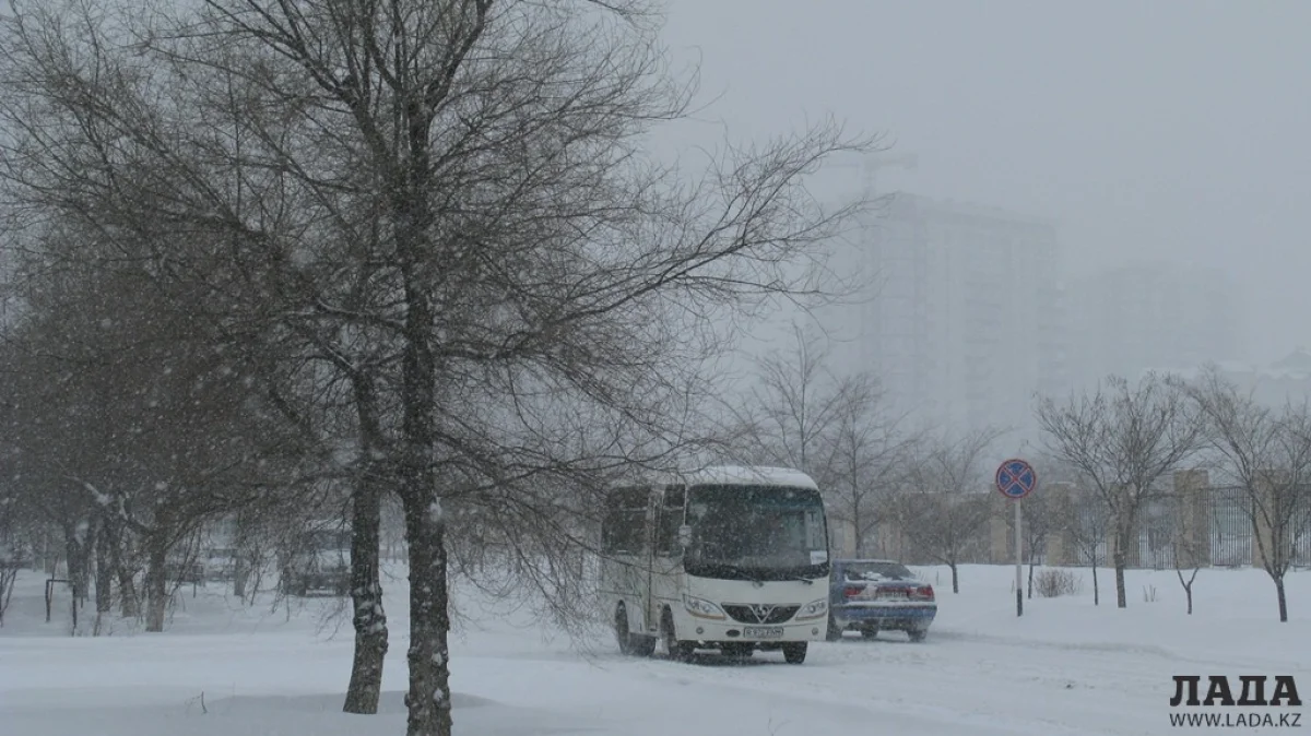 Снежный Актау. Фото автора из архива Lada.kz